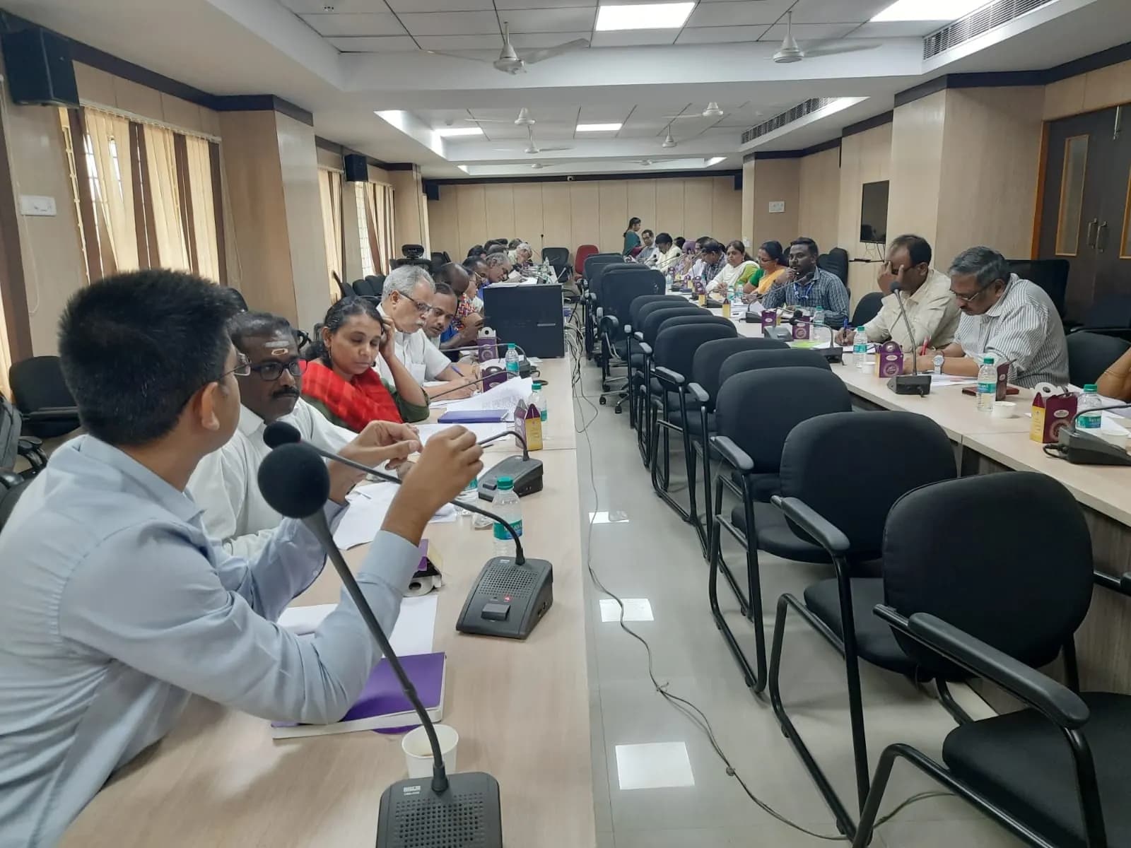 A workshop with officials of the Department of Treasuries and Accounts, Tamil Nadu